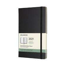 2021-12 Weekly Notebook Large Black