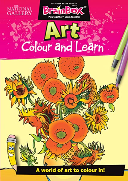 Colour and Learn Art Colouring Book