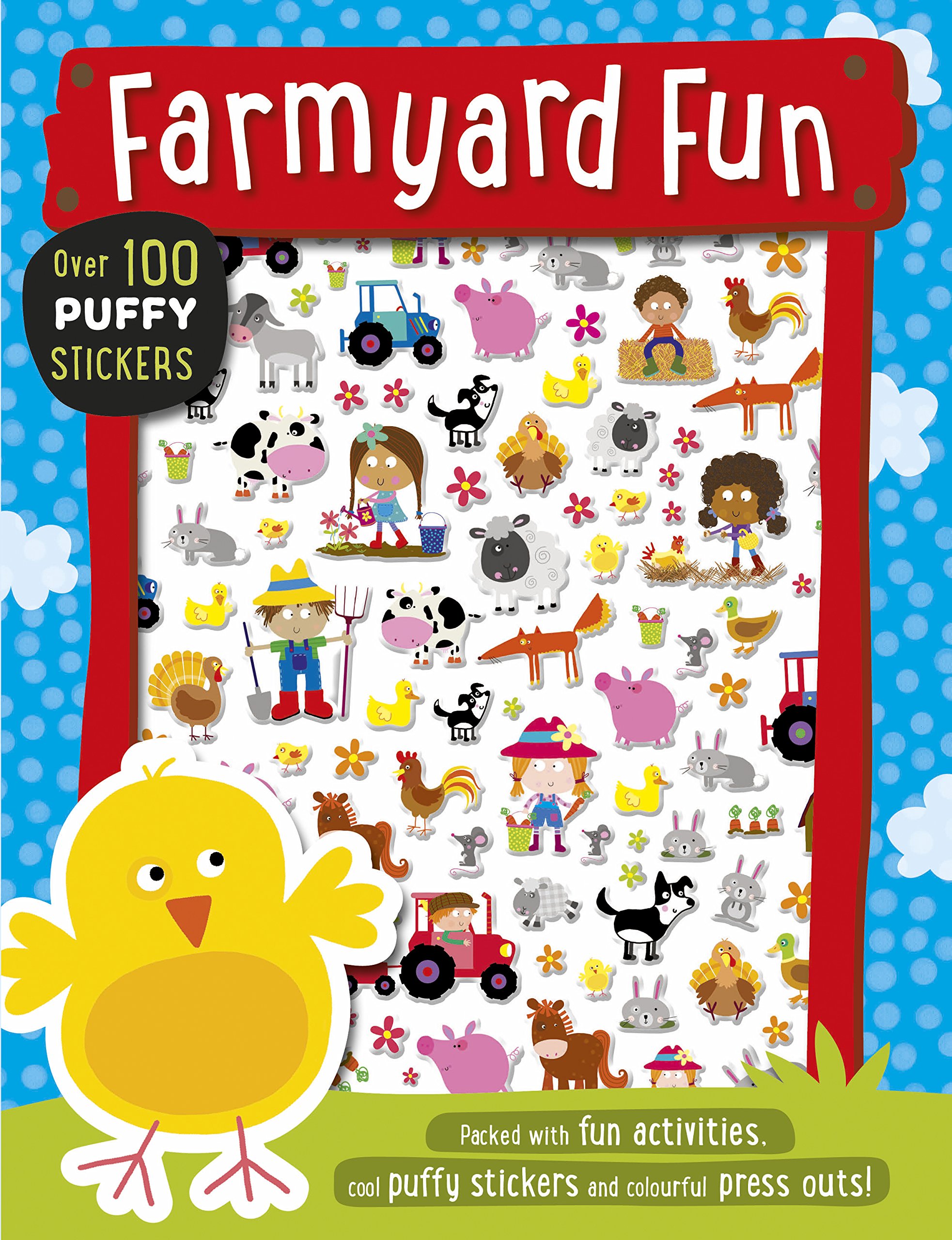Farmyard Fun Puffy Sticker Book - Lara Ede
