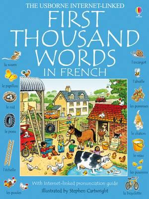 First Thousand Words In French Mini Ed - Heather Amery
