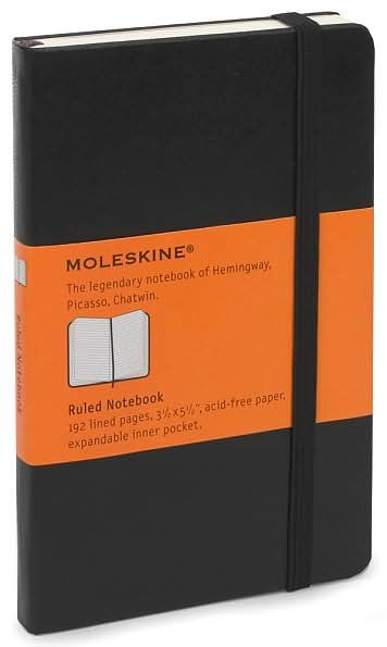 Moleskine - Classic black Ruled Hardcover, A5