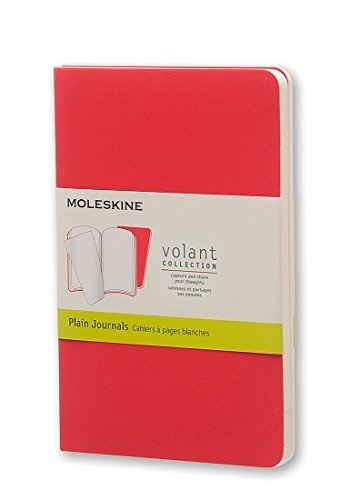 Moleskine Pocket Volant Geranium & Scarlet Red Notebooks - Set of two