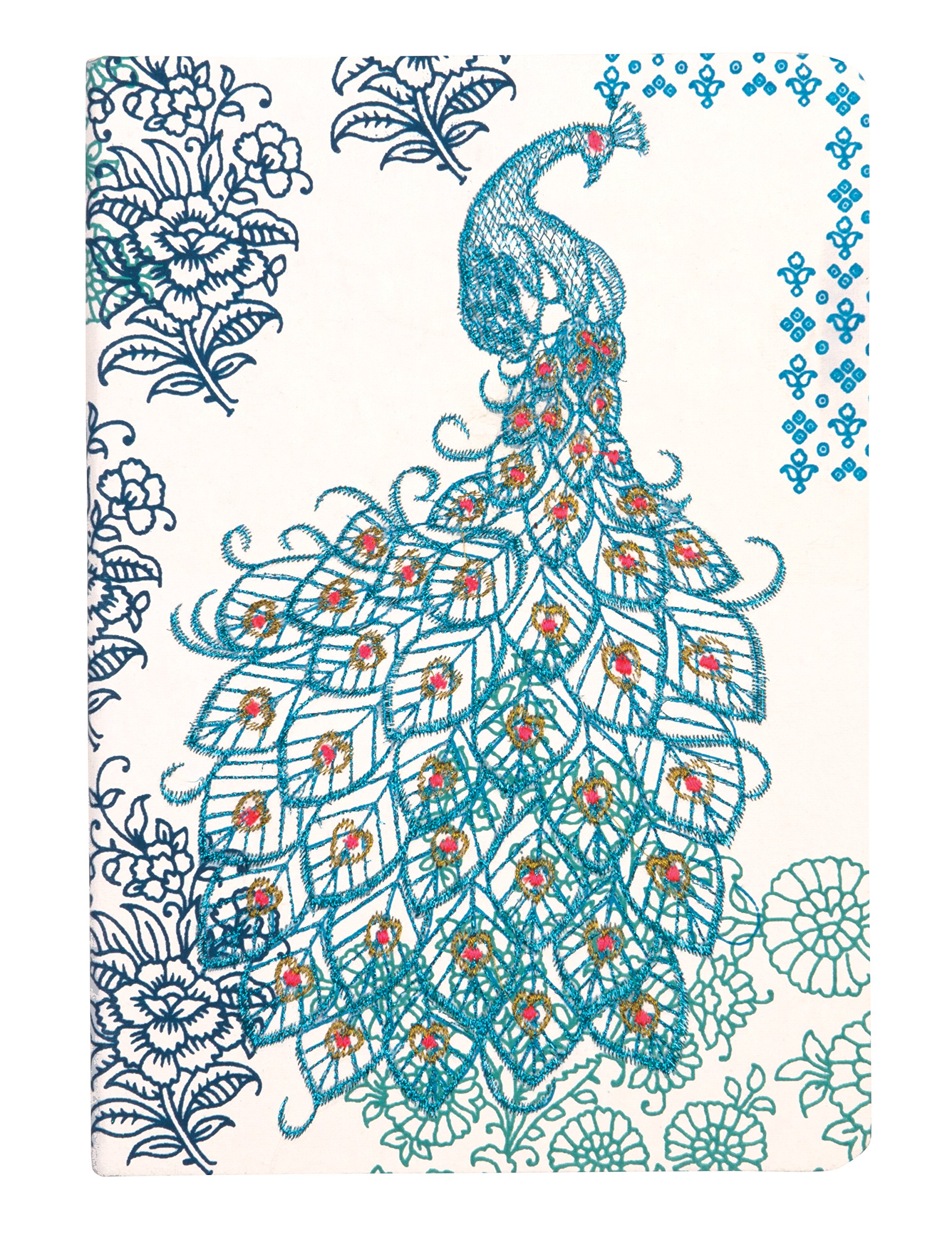 Peacock Handmade Embroidered Journal