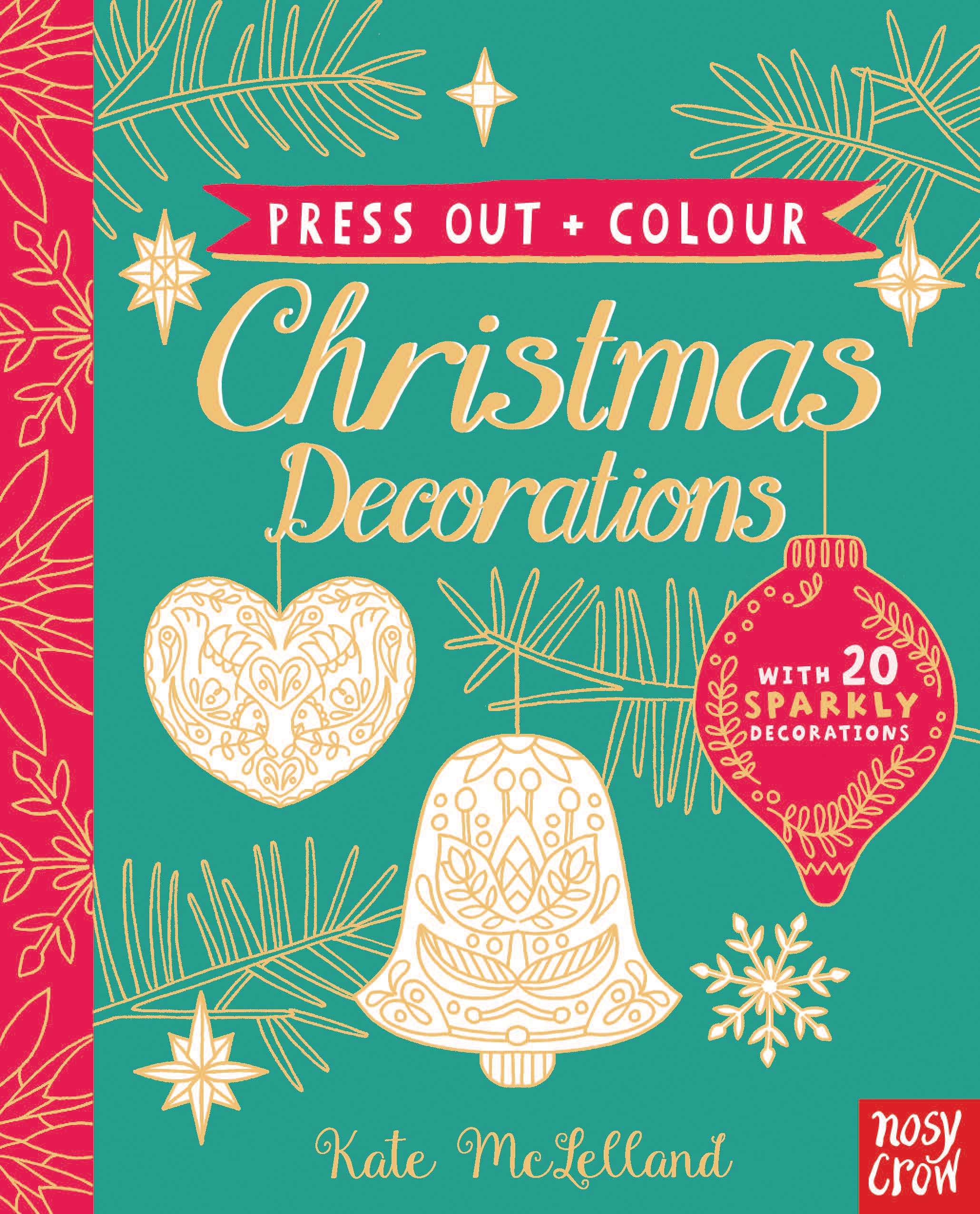 Press Out and Colour: Christmas Decorations