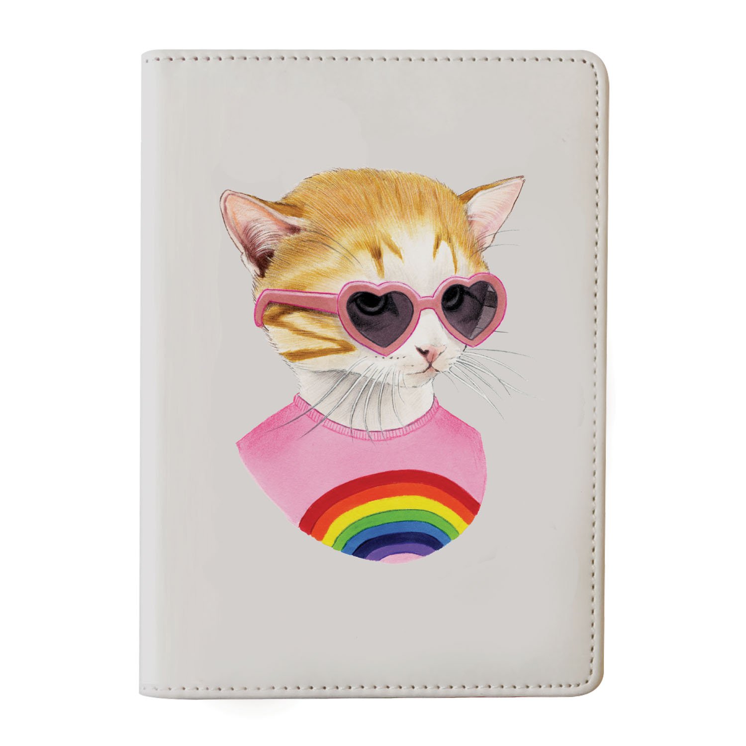 Berkley Bestiary Rainbow Kitten – Passport Cover 1