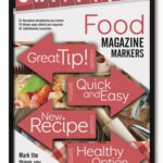 Snippits Magazine Page Markers - Sticky Tab Inserts - Food