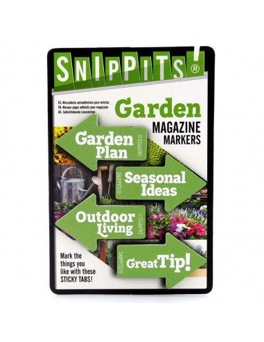 Snippits Magazine Page Markers - Sticky Tab Inserts - Garden