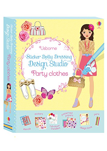 Sticker Dolly Dressing Design Studio Party Clothes - Fiona Watt