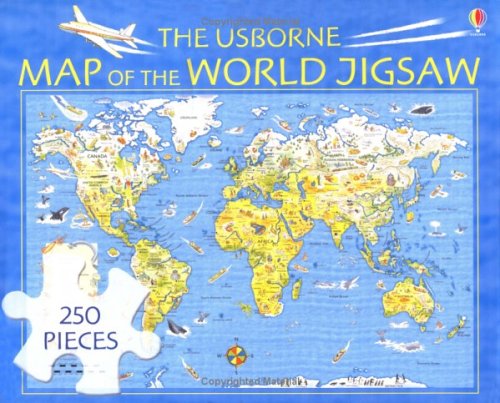 The Usborne Map of the World Jigsaw