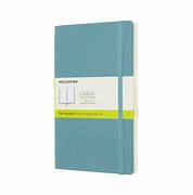 Moleskine Plain Paper Notebook- Hard Cover, Reef Blue, 13x21cm