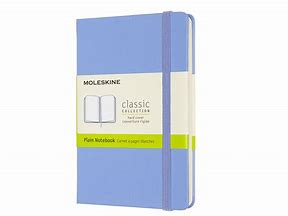 Moleskine Pocket Plain Notebook- Hydrangea Blue, Hardcover