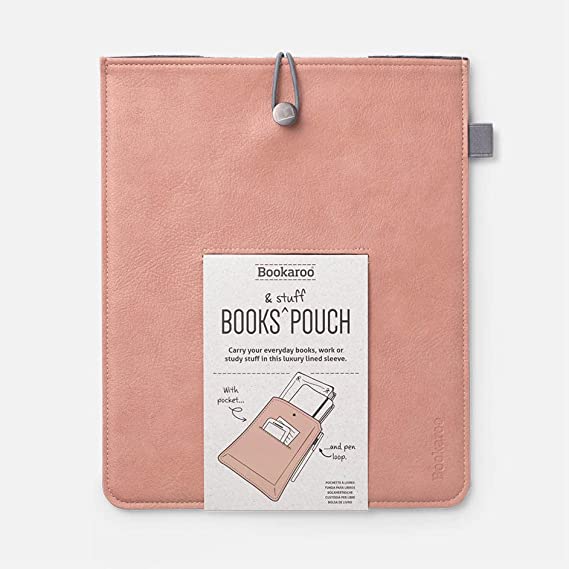 Bookaroo Books & Stuff Pouch- Blush
