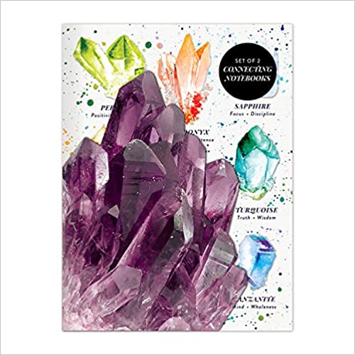 Crystals and Gems connecting Notebook Set