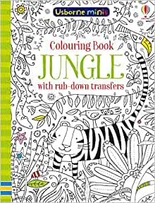 Colouring Book Jungle with Rub Down Transfers- Sam Smith