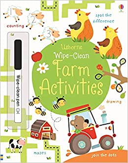 Wipe-Clean Farm Activities: 1 (Wipe-clean Books)– Kirsteen Robson
