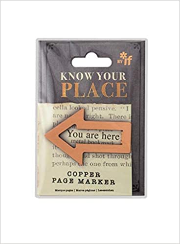Know Your Place Bookmark- Copper