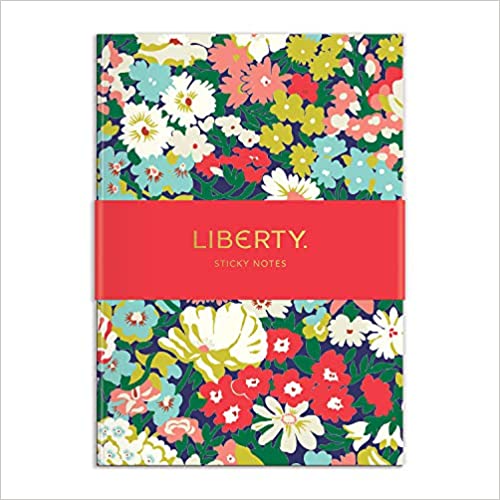 Liberty Floral Sticky Notes Hardcover