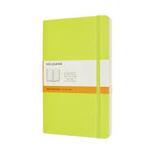 Moleskine Ruled A5 Notebook- Lime green- Soft Cover