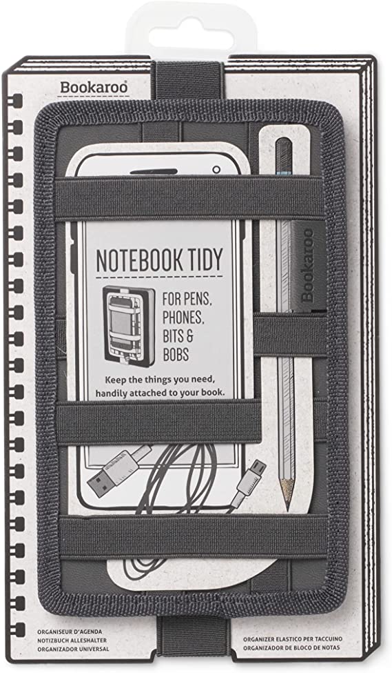 Bookaroo Notebook Tidy- Charcoal