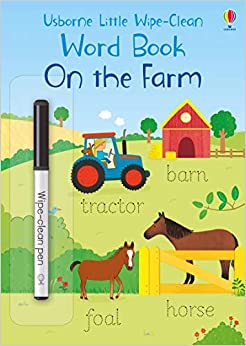 On the Farm (Little Wipe-Clean Word Books)- Felicity Brooks