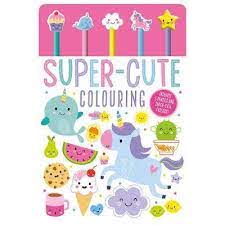 Super-cute colouring eraser and colouring set