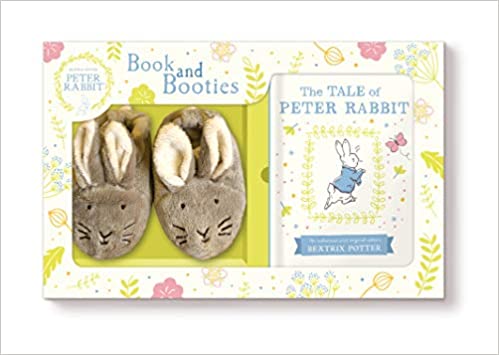 Tale of Peter Rabbit Book and First Booties Gift Set- Beatrix Potter