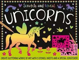 Scratch and Reveal Sparkling Unicorn Art
