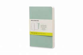 Moleskine Pocket Volant Sage Green & Seaweed Green Plain Journal - Set of two