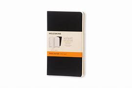 Moleskine Black Volant Journal - Set of 2 Pocket Notebooks with Ruled Pages