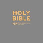 NIV Pocket Charcoal Soft-tone Bible with Zip (New International Version)