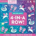 Unicorn Magic 4-in-a-row Magnetic Board Game