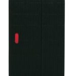 Black (Ondulo) A5 Lined Notebook